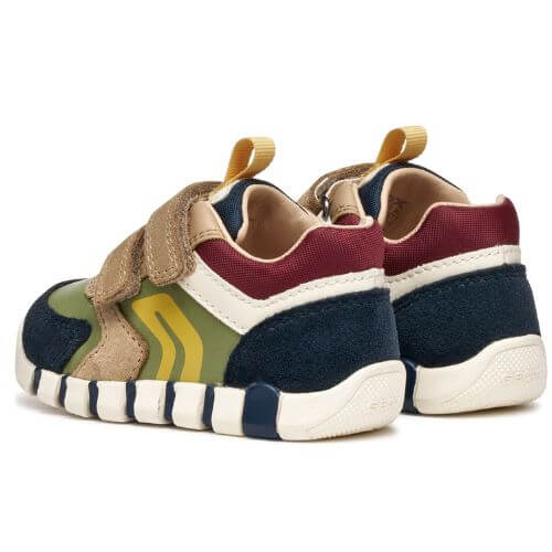 Pantofi copii baieti din piele naturala Geox, Verde – B3555D_05422_CF4E3