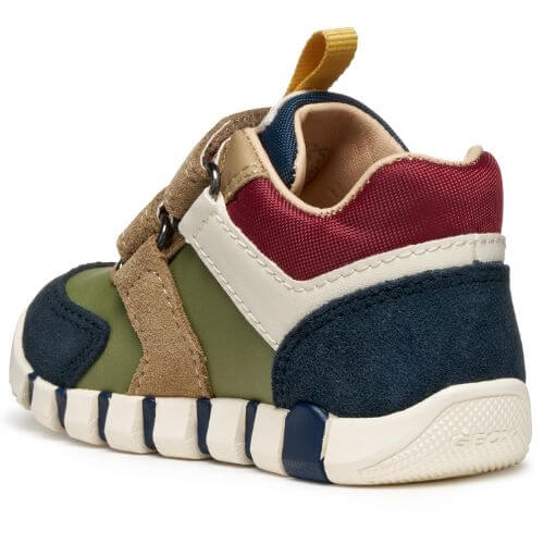 Pantofi copii baieti din piele naturala Geox, Verde – B3555D_05422_CF4E3