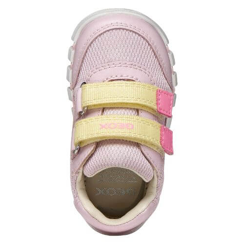 Pantofi copii fete din material textil Geox, Roz – B3558A-01454-CE82M