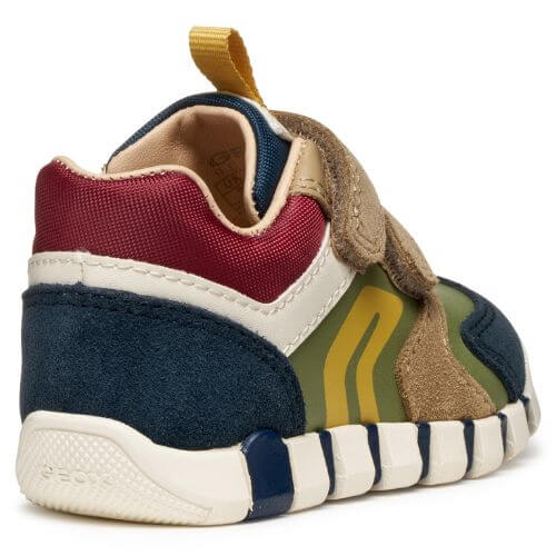 Pantofi copii baieti din piele naturala Geox, Verde – B3555D_05422_CF4E3
