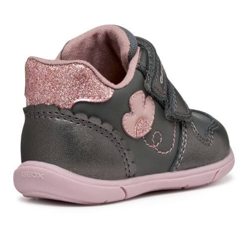 Pantofi copii fete din material sintetic Geox, Gri – B566DC_0NFBC_C1325