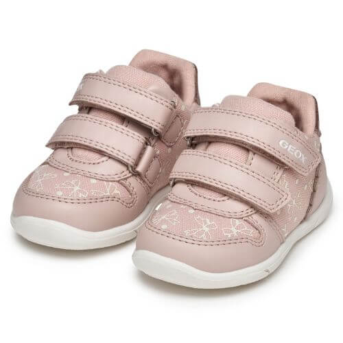 Pantofi copii fete din material textil Geox, Roz – B556DA-0AW54-C8172