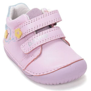 Pantofi copii fete din piele Barefoot DD Step, Roz – S070-61646A