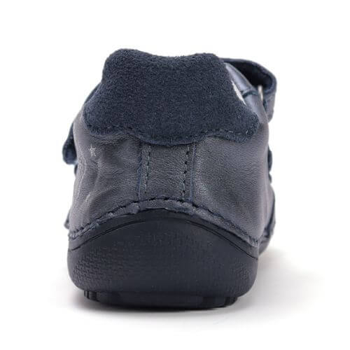 Pantofi copii fete din piele Barefoot DD Step, Albastru – S063-52564A