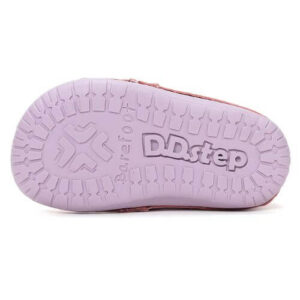 Pantofi copii fete din piele Barefoot DD Step, Roz – S070-61646A
