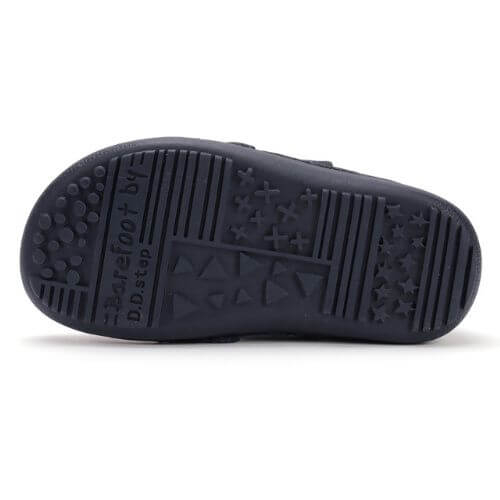 Pantofi copii baieti din piele Barefoot DD Step, Albastru – S063-52747