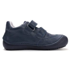 Pantofi copii baieti din piele Barefoot DD Step, Albastru – S063-52747