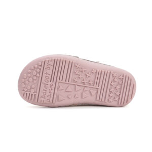 Pantofi copii fete din piele Barefoot DD Step, Alb – S063-61572A