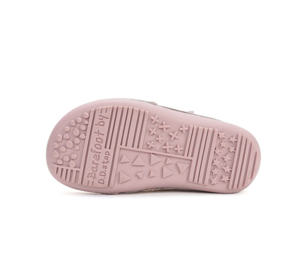 Pantofi copii fete din piele Barefoot DD Step, Alb – S063-61572A