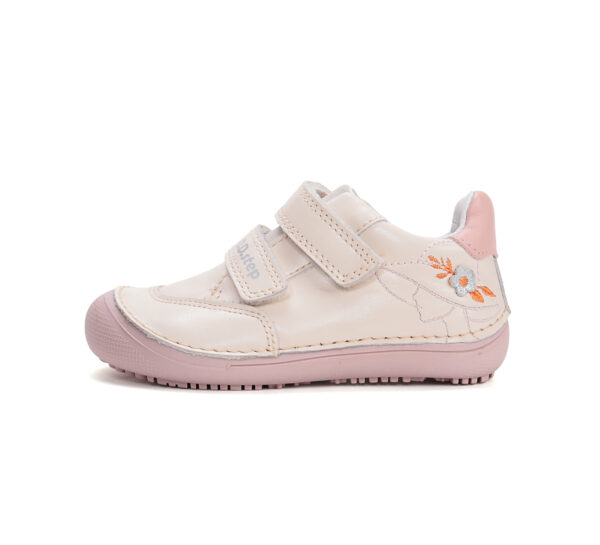 Pantofi copii fete din piele Barefoot DD Step, Alb – S063-61572A Pantofi copii fete din piele Barefoot DD Step, Alb – S063-61572A