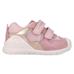 Pantofi copii fete din piele Biomecanics, Roz – 252120-D032