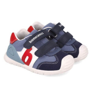 Pantofi copii baieti din piele Biomecanics, Albastru – 252119-A556