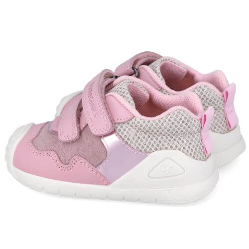 Pantofi copii fete din piele Biomecanics, Roz – 251110-B391
