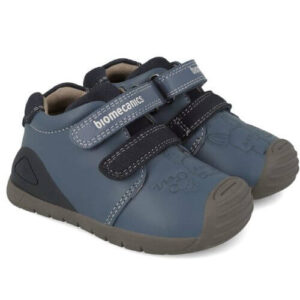 Pantofi copii baieti din piele Biomecanics, Albastru – 251121-A556