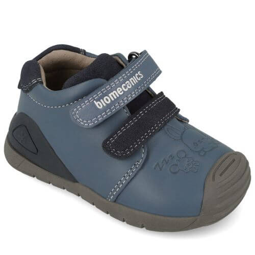 Pantofi copii baieti din piele Biomecanics, Albastru – 251121-A556