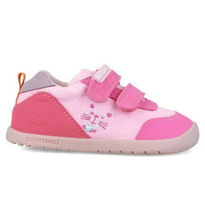 Pantofi copii fete calapod lat din textil Biomecanics, Roz – 252190-A032