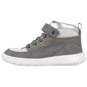 Pantofi copii fete din piele Biomecanics, Gri – 251232-A154
