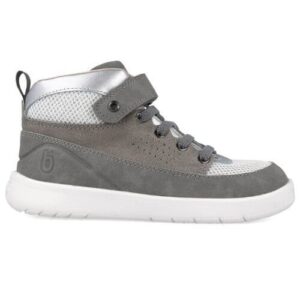 Pantofi copii fete din piele Biomecanics, Gri – 251232-A154