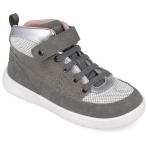 Pantofi copii fete din piele Biomecanics, Gri – 251232-A154