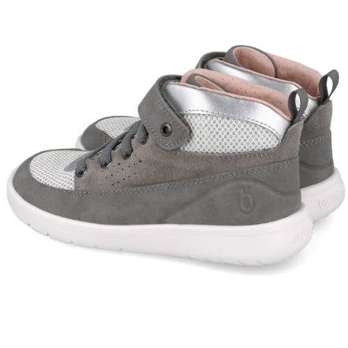 Pantofi copii fete din piele Biomecanics, Gri – 251232-A154