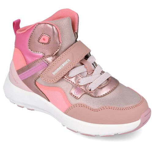 Pantofi copii fete din piele Biomecanics, Roz – 251278-C032