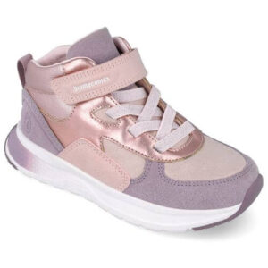 Pantofi copii fete din material sintetic Biomecanics, Roz – 252251-B032-