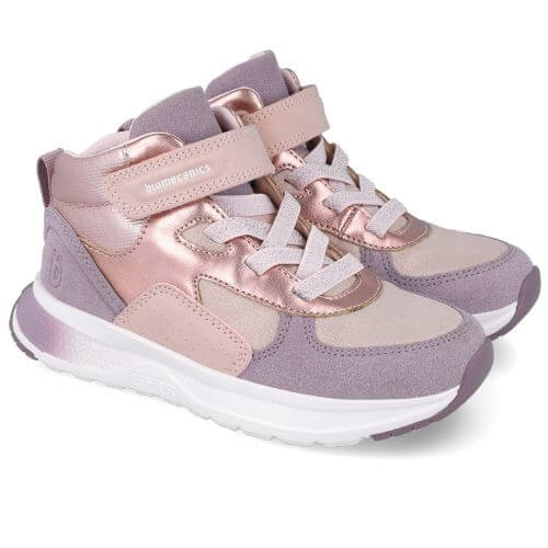 Pantofi copii fete din material sintetic Biomecanics, Roz – 252251-B032-