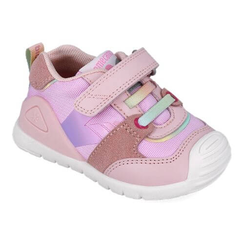 Pantofi copii fete din piele Biomecanics, Mov – 252121-E032