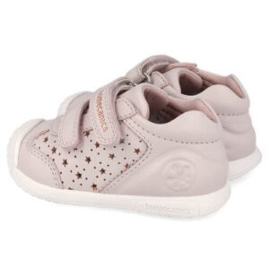 Pantofi copii fete din piele Biomecanics, Roz – 262101-A779