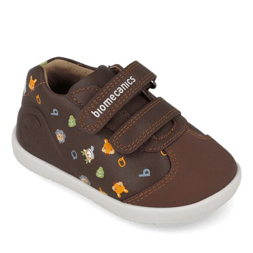 Pantofi copii din piele, Maro, Biomecanics – 261154-B903