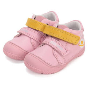 Pantofi copii fete din piele DD Step, Roz – S082-61694A