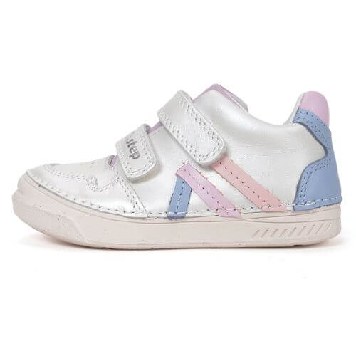 Pantofi copii fete din piele DD Step, Alb – S040-61252D Pantofi copii fete din piele DD Step, Alb – S040-61252D