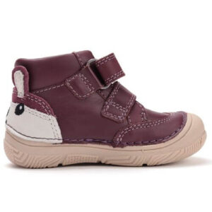 Pantofi copii fete din piele DD Step, Violet – S082-52873A