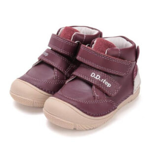 Pantofi copii fete din piele DD Step, Violet – S082-52873A