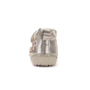 Pantofi copii fete din piele DD Step, Sampanie – S015-52412B