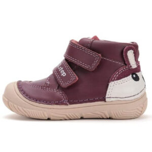 Pantofi copii fete din piele DD Step, Violet – S082-52873A