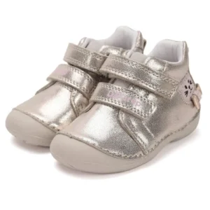 Pantofi copii fete din piele DD Step, Sampanie – S015-52412B
