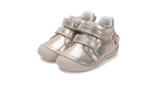 Pantofi copii fete din piele DD Step, Sampanie – S015-52412B
