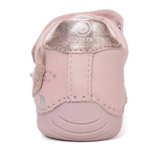 Pantofi copii fete din piele DD Step cu LED, Roz – S050-61970A