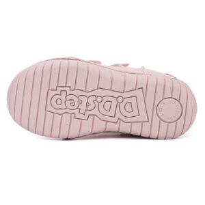 Pantofi copii fete din piele DD Step cu LED, Roz – S050-61970A