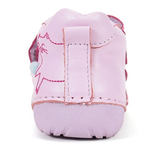 Pantofi copii fete din piele DD Step, Roz – S015-61267