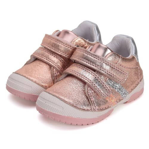 Pantofi copii fete din piele DD Step, Roz – S038-51626B