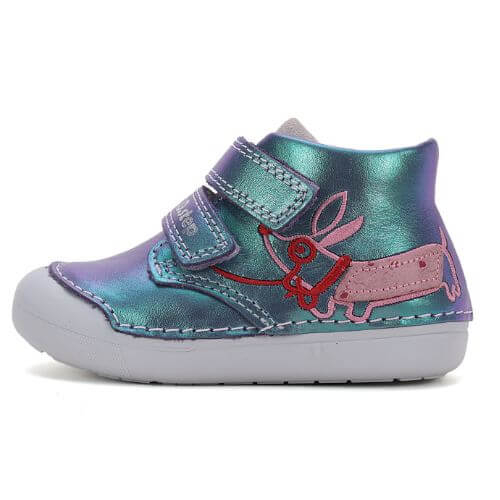 Pantofi copii fete din piele DD Step, Violet – S066-51160A Pantofi copii fete din piele DD Step, Violet – S066-51160A