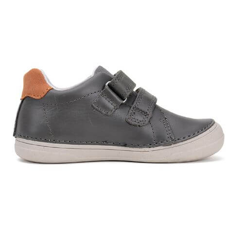 Pantofi copii baieti din piele DD Step, Khaki – S078-51687A
