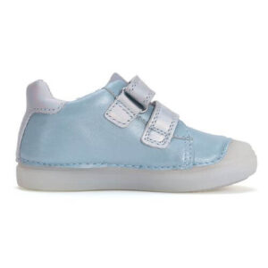 Pantofi copii fete din piele DD Step, Albastru – S049-51250B