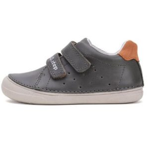 Pantofi copii baieti din piele DD Step, Khaki – S078-51687A