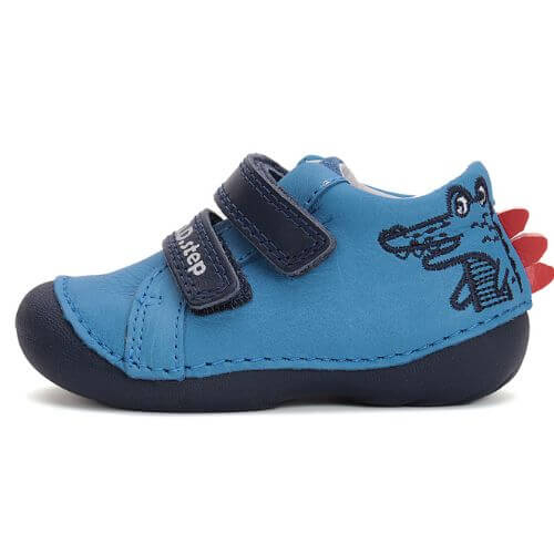 Pantofi copii baieti din piele DD Step, Albastru – S015-51832B