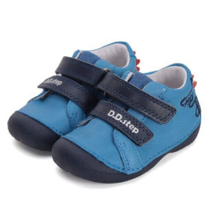Pantofi copii baieti din piele DD Step, Albastru – S015-51832B