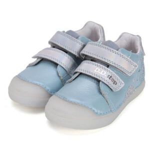 Pantofi copii fete din piele DD Step, Albastru – S049-51250B