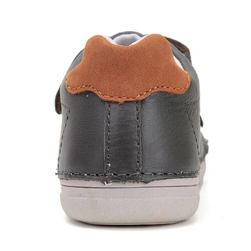 Pantofi copii baieti din piele DD Step, Khaki – S078-51687A
